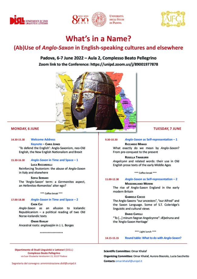 Anglo-Saxon Conference Poster